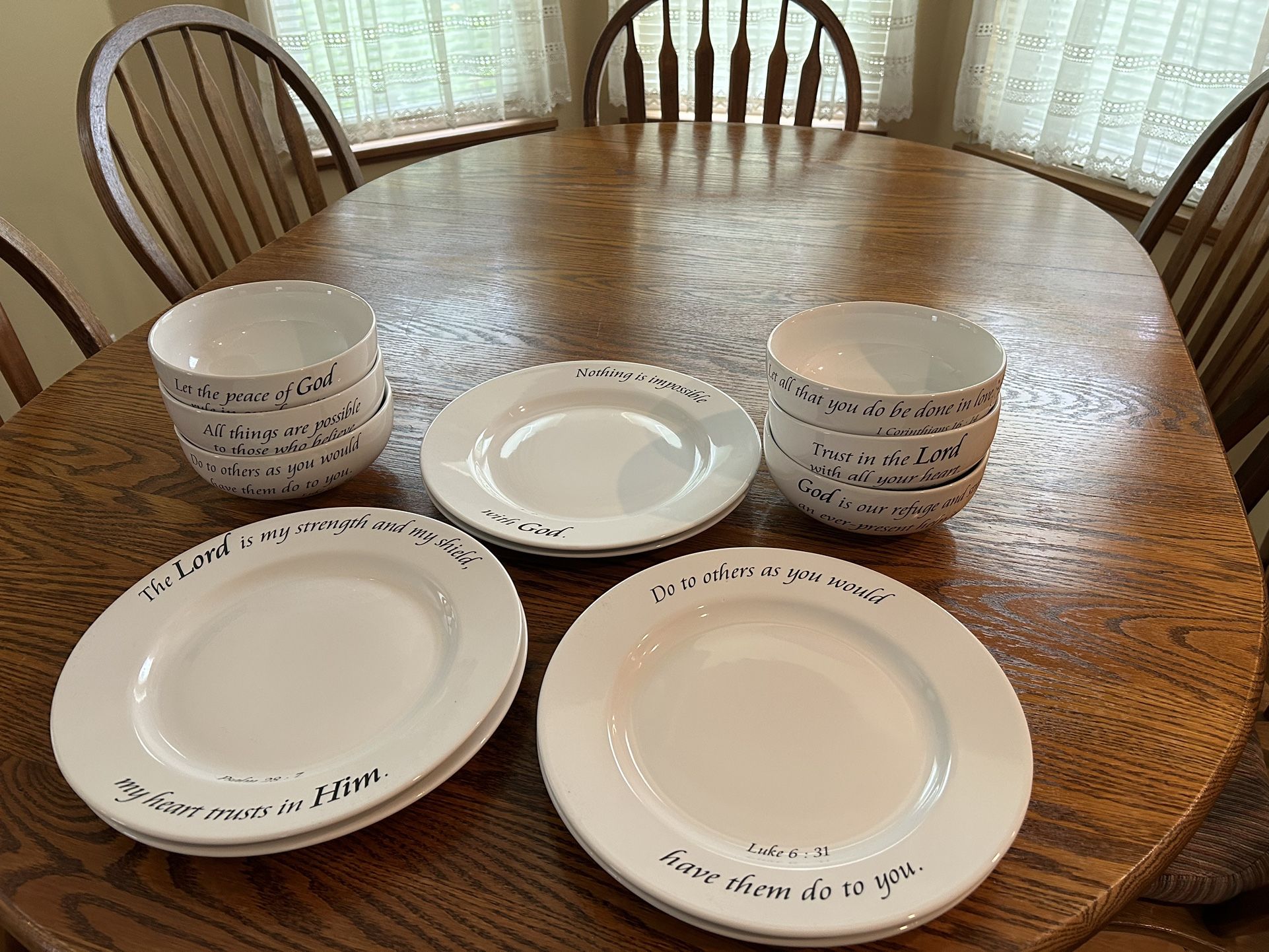 Coventry Porcelain „Daily Blessings“ Psalms Christian