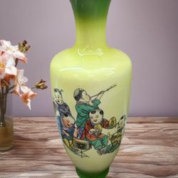 Decorative Vase with Musical Scene