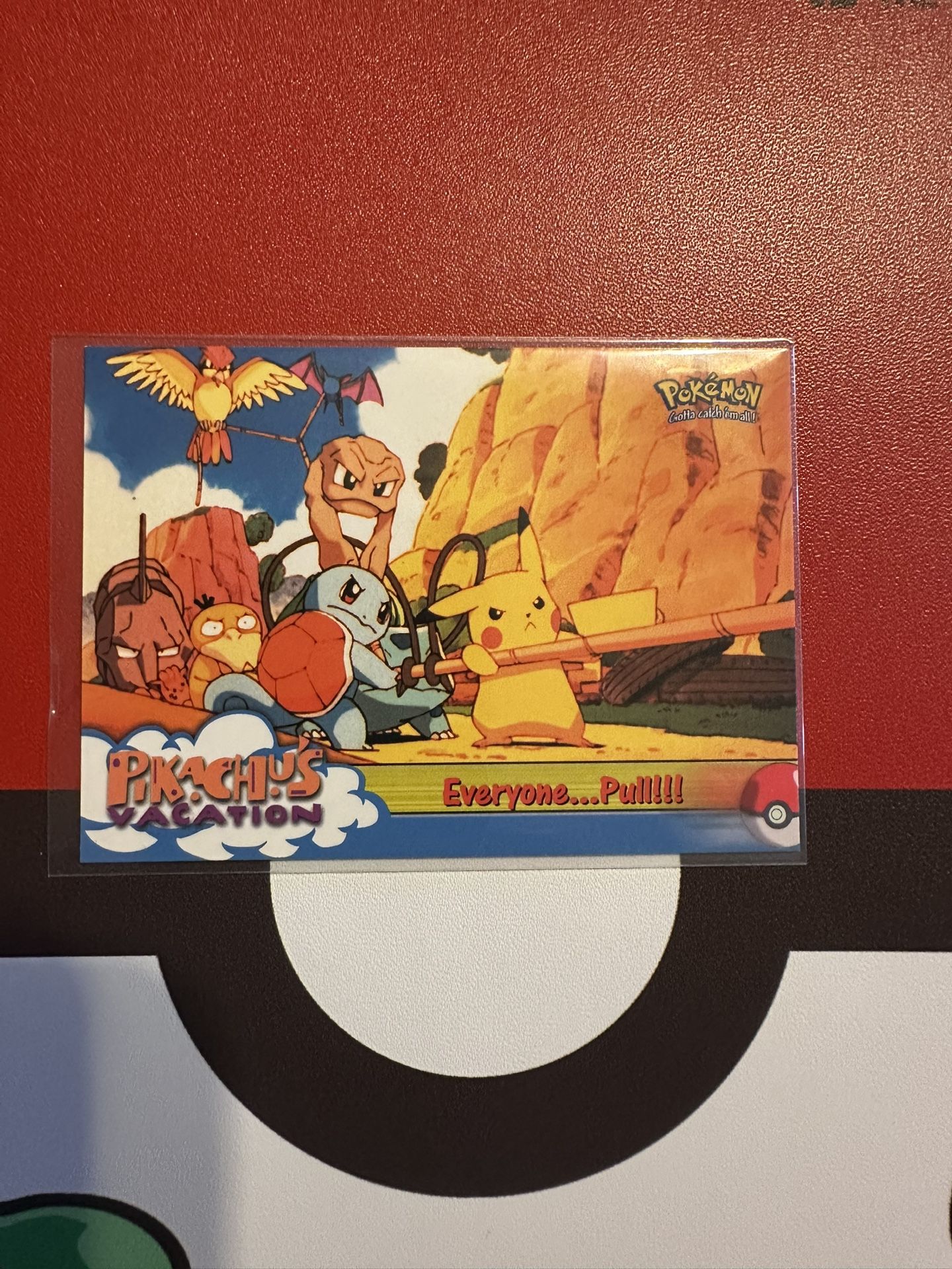 Pokémon Pikachu Vacation Topps Card