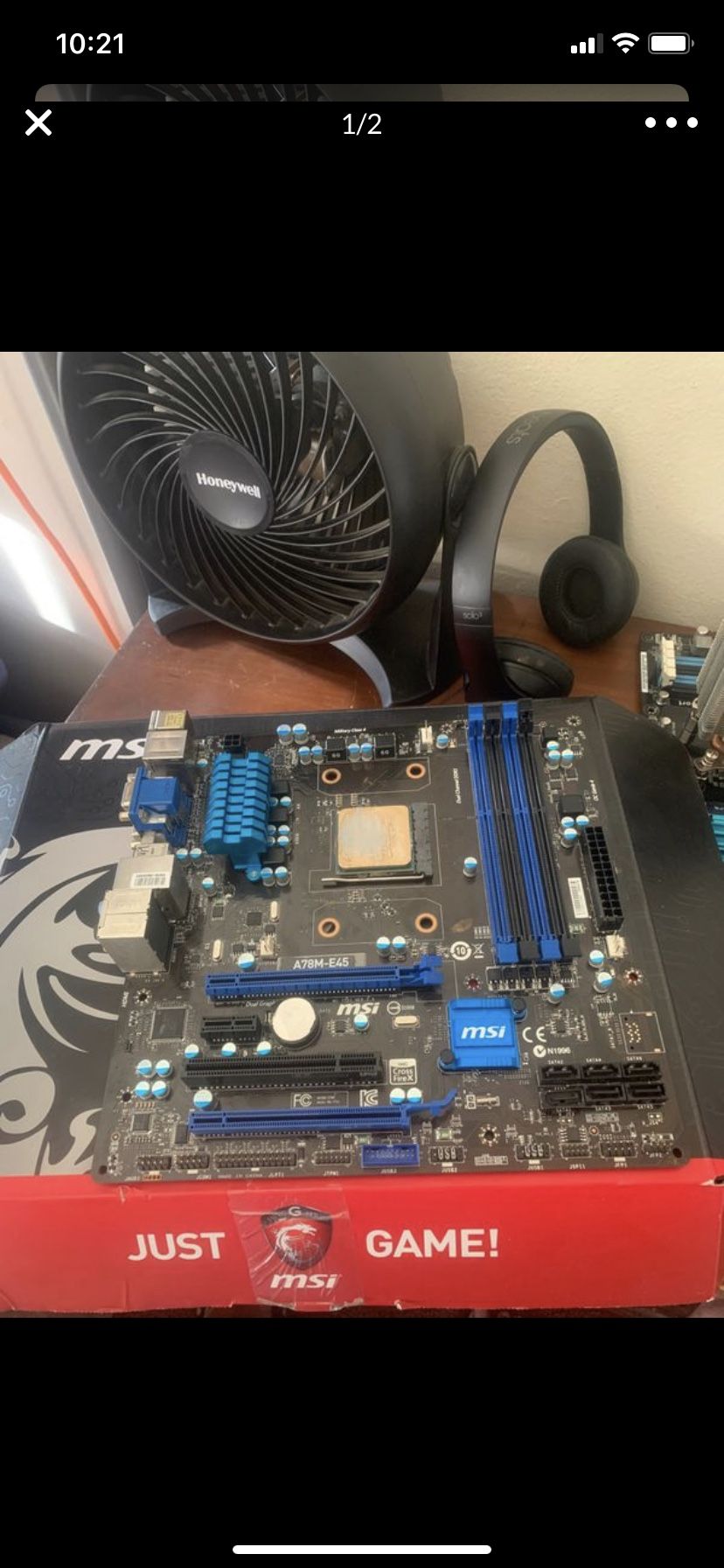Msi mother board with cpu