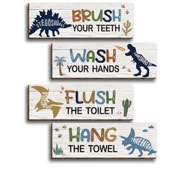 Dinosaur Bathroom Wall Decor