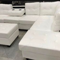 New White Heights Sectional Including Free Delivery