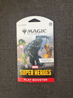 Magic The Gathering Marvel Sleeved Booster Pack