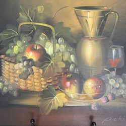 Still-life Oil Painting on Canvas, 24” x 20”