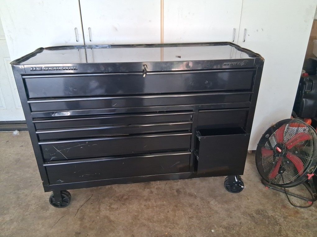 Us General 56"double Bank Roller Cabinet