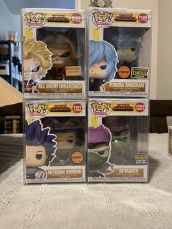 My Hero Funko Pops Set Of 4