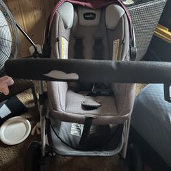 even flo stroller car seat with base and other stroller attachment .