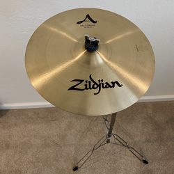 Zildjian A 14” Fast Crash Drum Cymbal No Damage Boom Stand $165 Cash 2401 N. Euclid Ave. Upland 91784