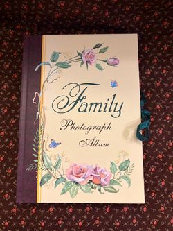 Vintage style Victorian photo album