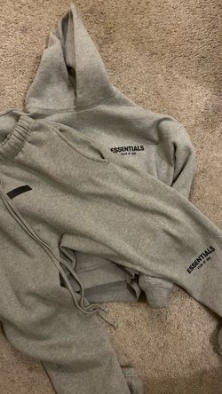 Fear of God Essentials Grey Tracksuit Set