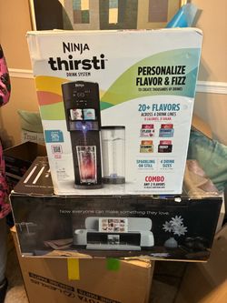 Ninja Thirsty & Circut Machine Brand New