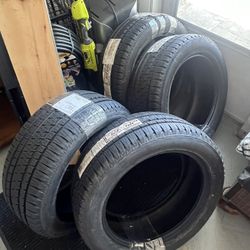 Bridgestone 4 dueler H/lalenza 255/50R 19XL tires (4)