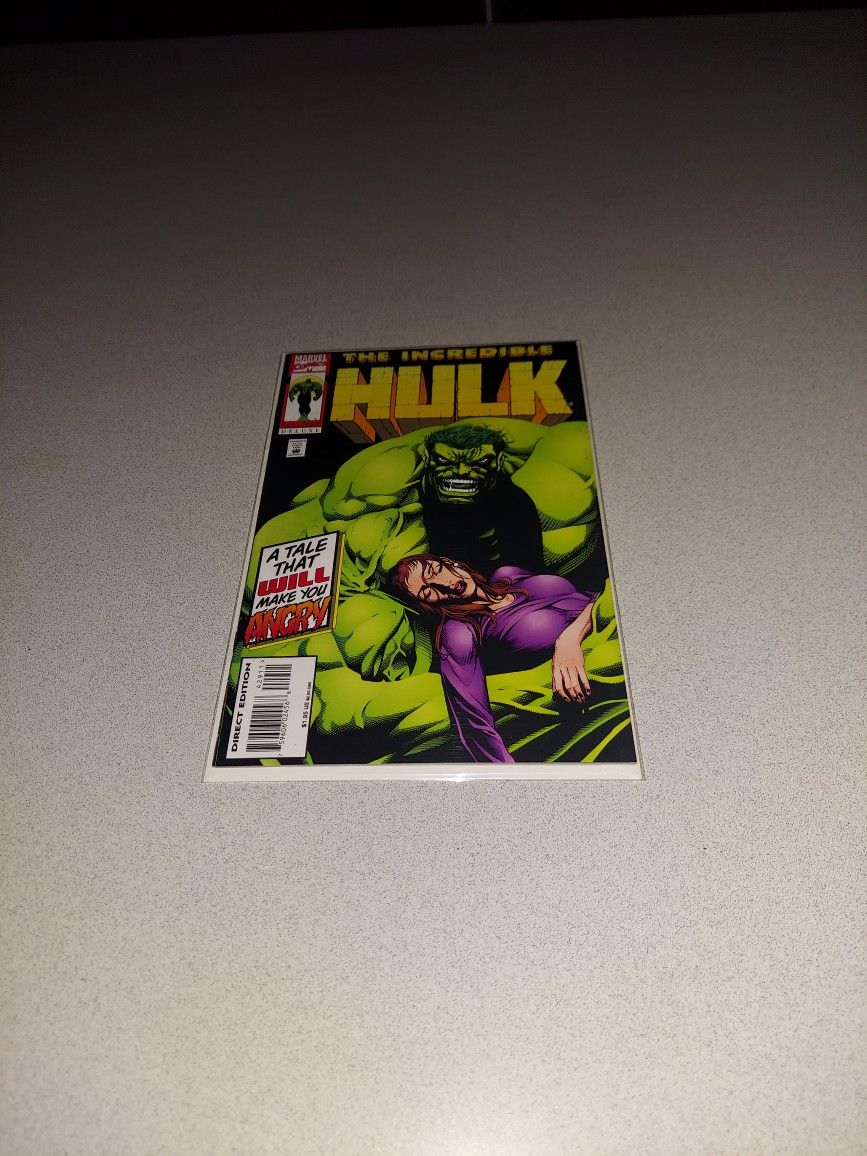 1995 THE INCREDIBLE HULK COMIC BAGGED AND BOARDED
