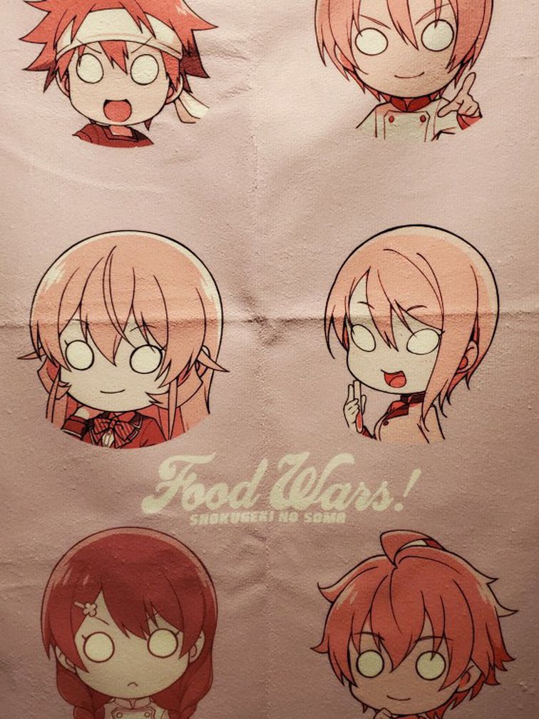 Anime-Food Wars Kitchen Hand Towel New