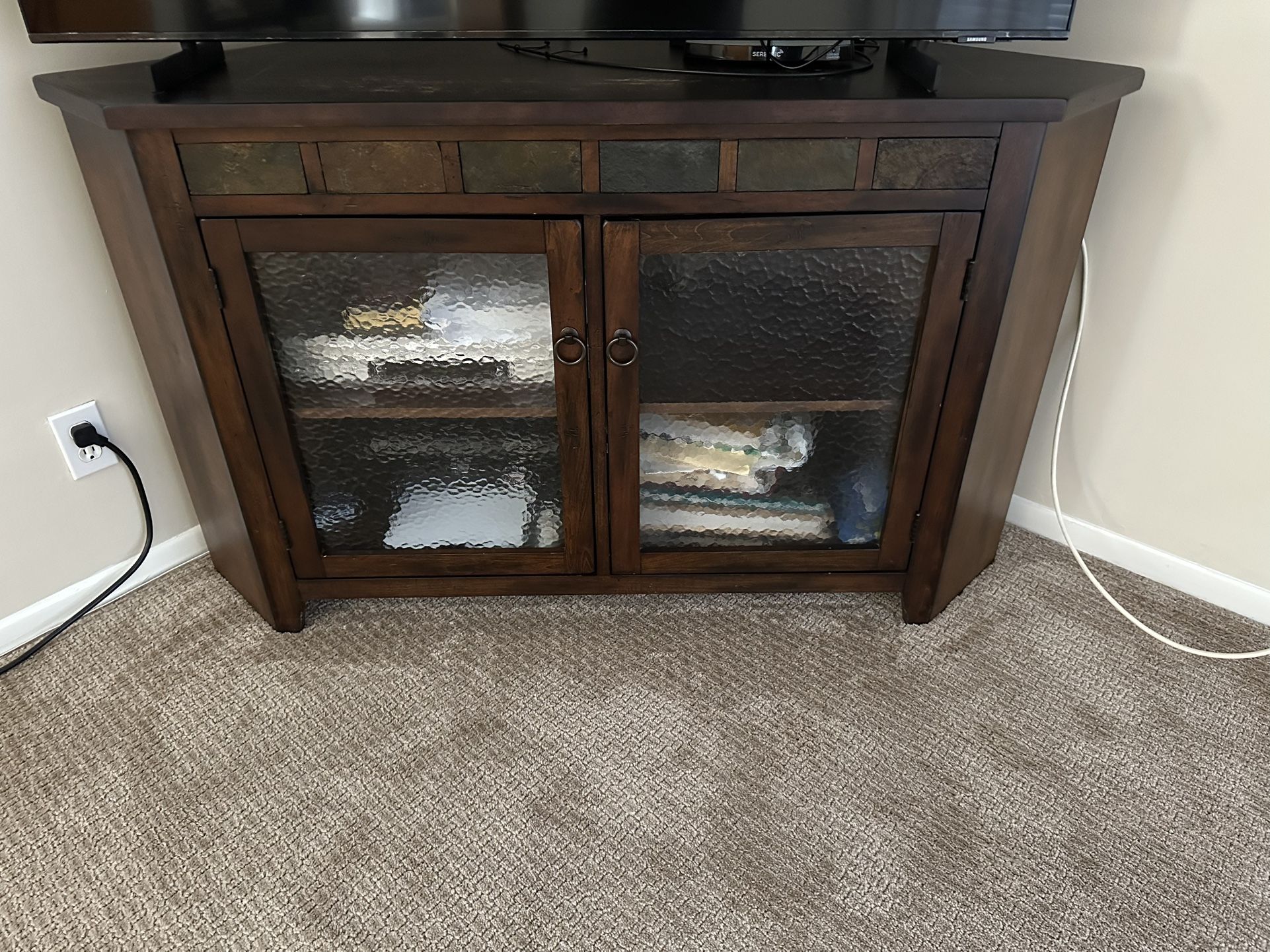 Book Shelve with Matching Corner TV Stand