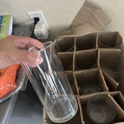 10 Cylinder Vase 7.5”