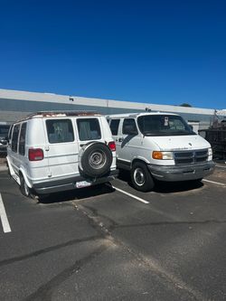 Two Ram Vans As Is