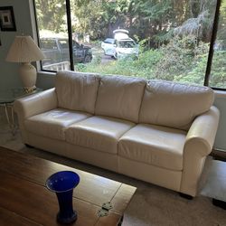 Real Leather Sofa