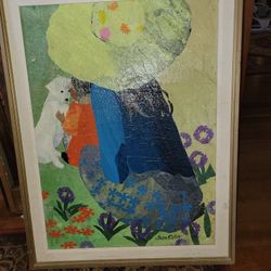 Multi Media Paper On Board Painting 28x38"