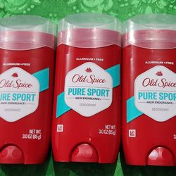 (3) Old Spice High Endurance Deodorant for Men, Pure Sport Scent, 3.0 oz