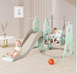 4-i n-1 Toddler Slide and Swing