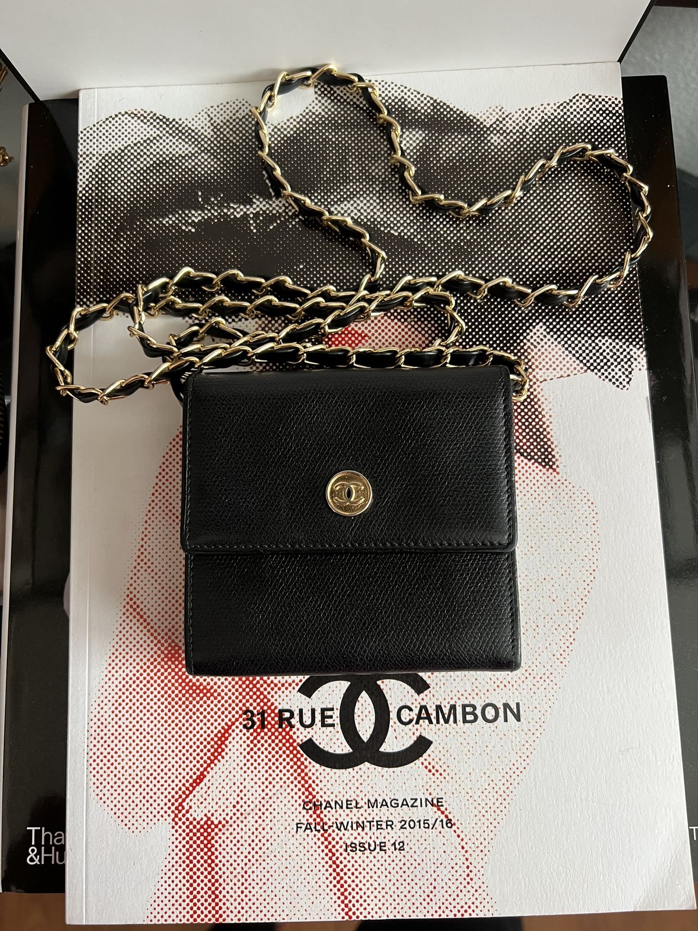 Authentic Chanel Small Bifold Wallet
