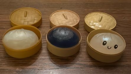 Viral Squishy Dumpling Fidget Toys - Like New!