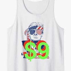 Happy Vintage Trump 4th Of July Patriotic 'Merica American Tank Top