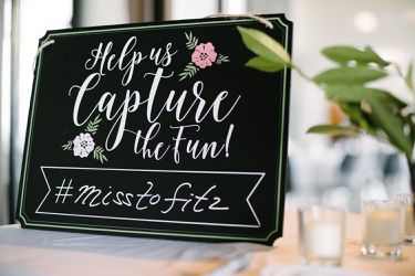 Wedding hashtag