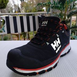 (Size 12) Helly Hansen Workwear Men's Aluminum Toe Composite Plate FreshTech Ortholite Low Cut Safety Hikers#HHS231006