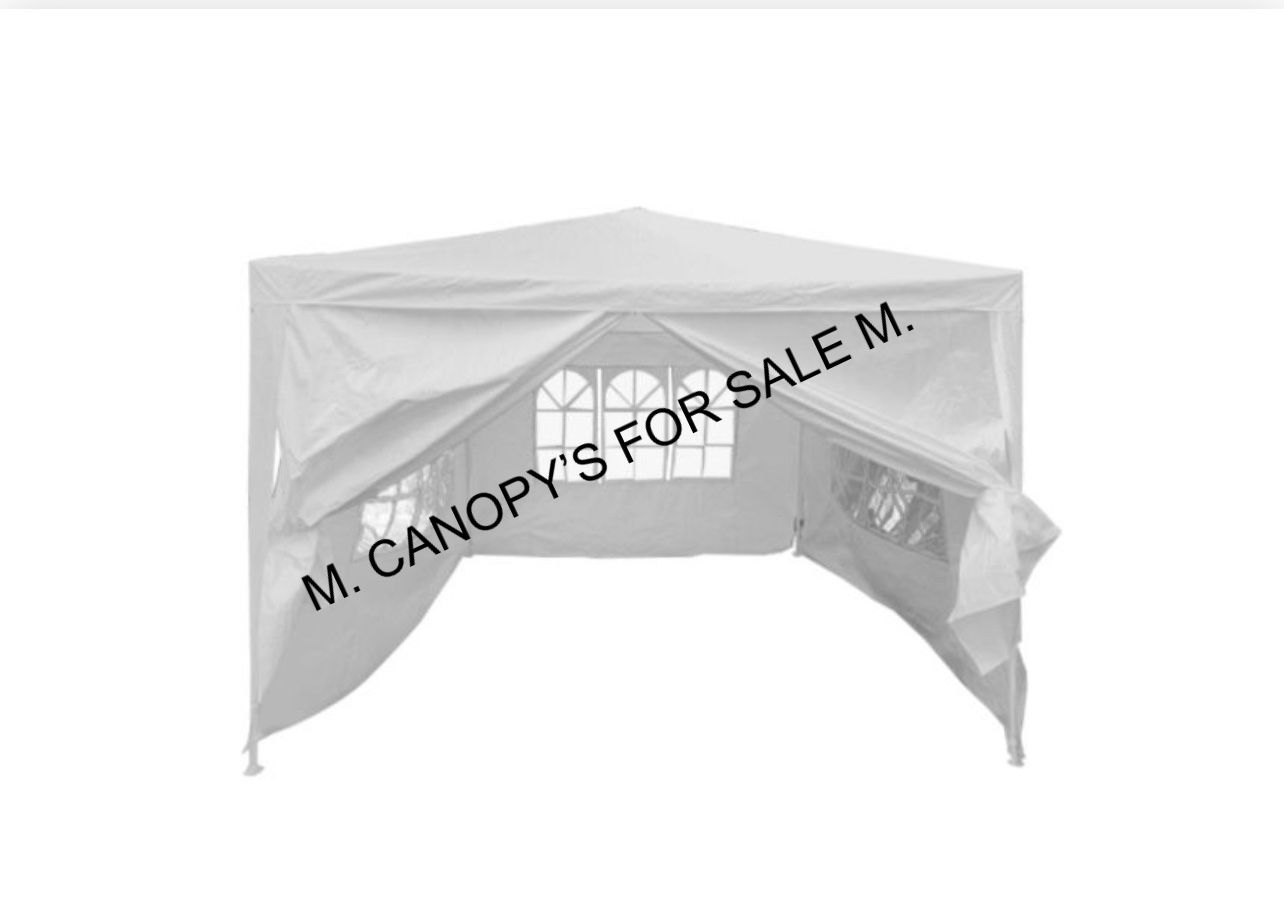 10' x 10' Party Tent High Quality durable waterproof polyethylene cover 