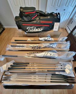 Brand New Titleist T100 Iron Set + TSi2 Driver & Woods + StaDry Bag