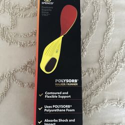 Spenco Arch Support Insoles Brand New 