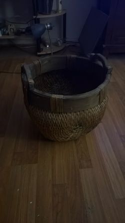 Large Woven Seagrass Storage Basket