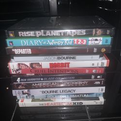 DVDs Various Titles. 16 Movies. Can Sell Separately.