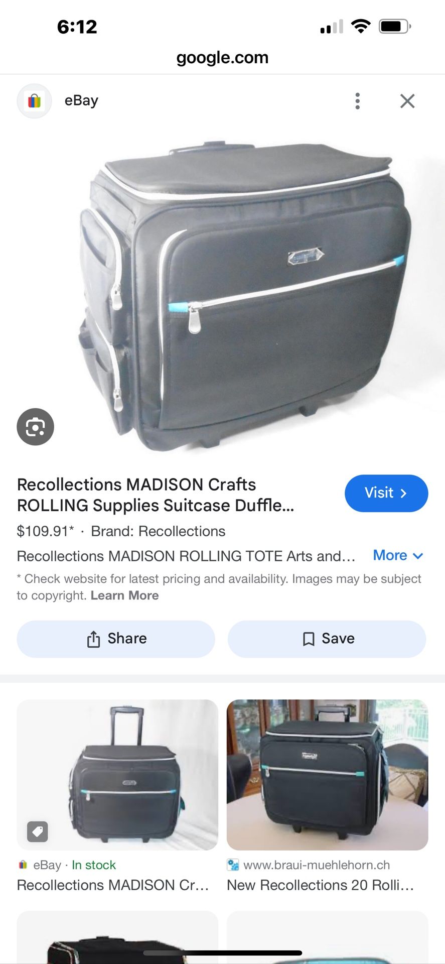 Craft Rolling Case/cart