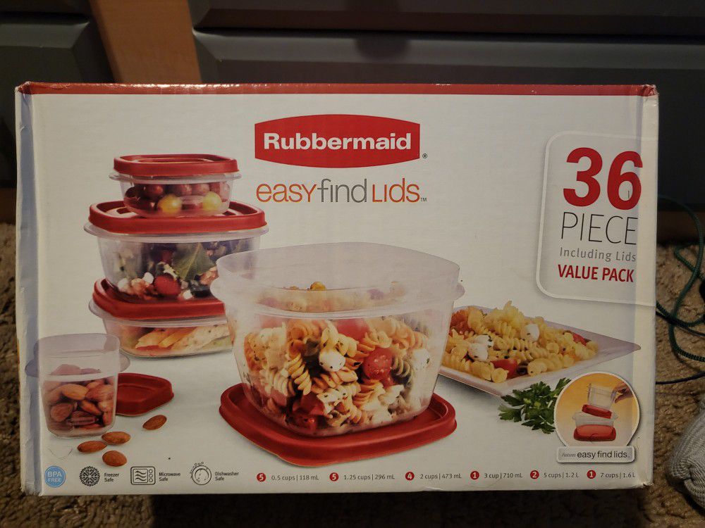 Save on Rubbermaid Easy Find Lids Value Pack Container & Lid 5 Cup