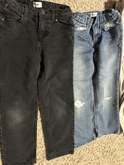 Boys jeans and dress paint size 7/8