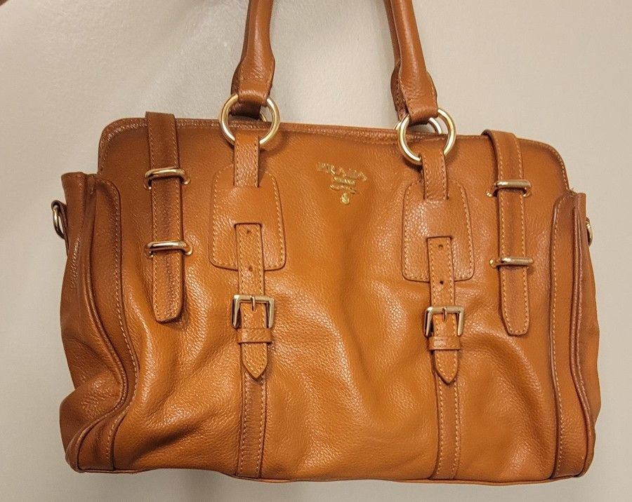 Prada Brown Cognac Handbag