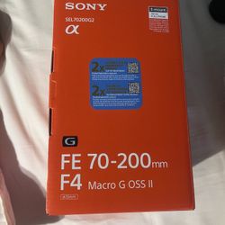 Sony FE 70-200mm F4 Macro G OSS II