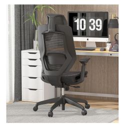FLEXISPOT Upgraded OC6 Big and Tall Office Chair Heavy Duty,4D Armrest Mesh Ergonomic Home Office Chair with High Back,Lumbar Support,Tilt Function,an