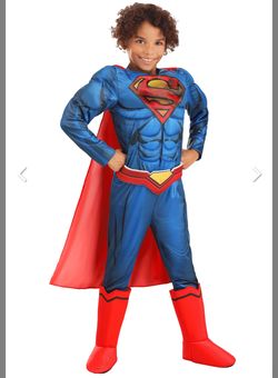 New Boys DC Comics Deluxe Superman Kid's Costume