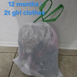 Bags Full Of 12 Months -2t Girl Clothes 