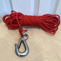 Synthetic Rope with Carabiner 3”