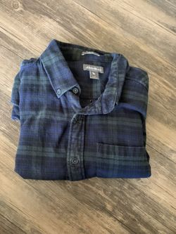 MENS PLAID SHIRT SIZE LARGE