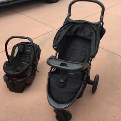 Stroller & Car Seat Set, Britax (must sell!)