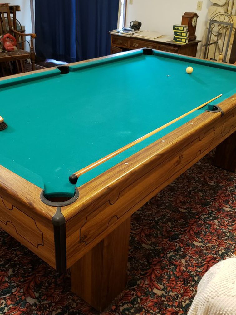 Slate Pool Table Available At No Charge. You Move.