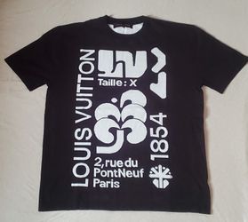 Louis Vuitton Taille Graphic Logo Knitted Shirt 