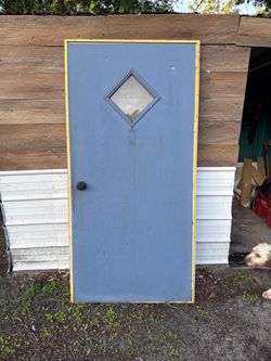 Mobile home door
