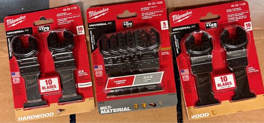 Multi tool blades  take your pick 60$
